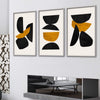Stacked Irregular Shapes Canvas Art Clock Canvas