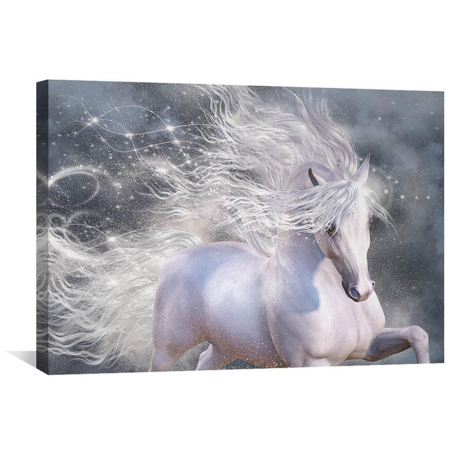 Stardust Canvas Art 45 x 30cm / Unframed Canvas Print Clock Canvas