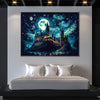 Starry Castle Canvas Art Clock Canvas