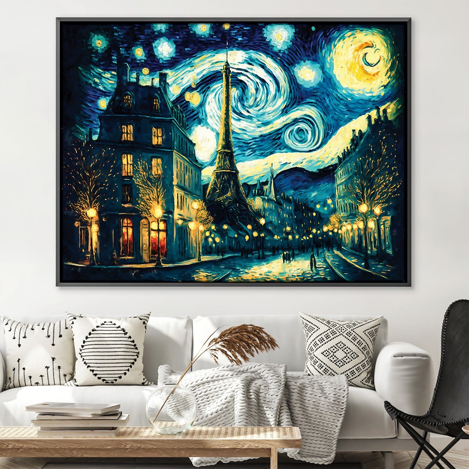 Starry Eiffel Tower Canvas product thumbnail