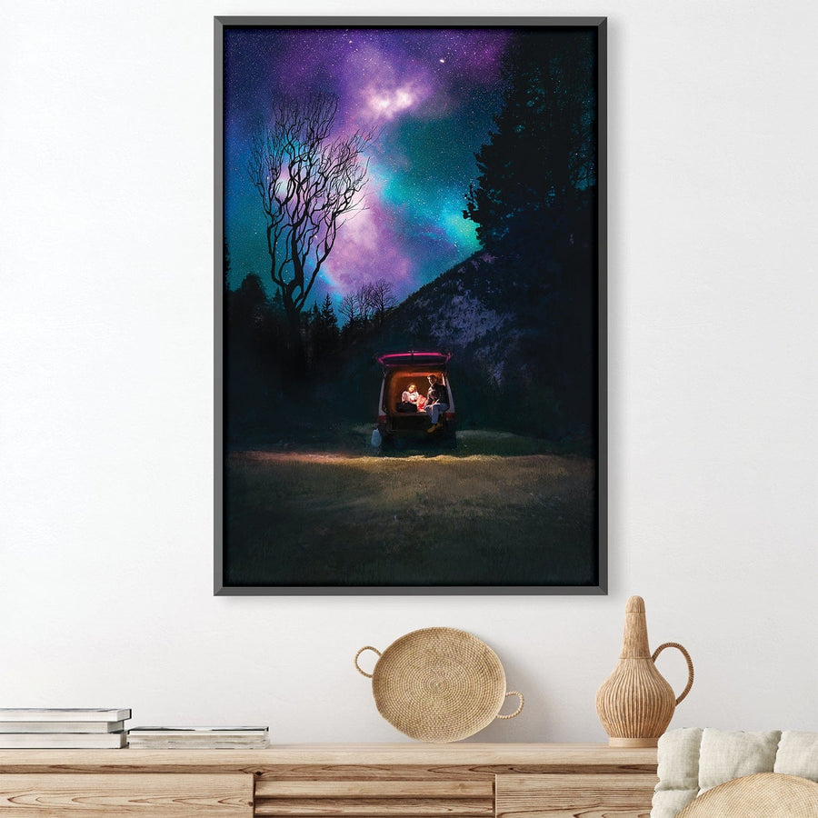 Starry Journey Canvas Art Clock Canvas