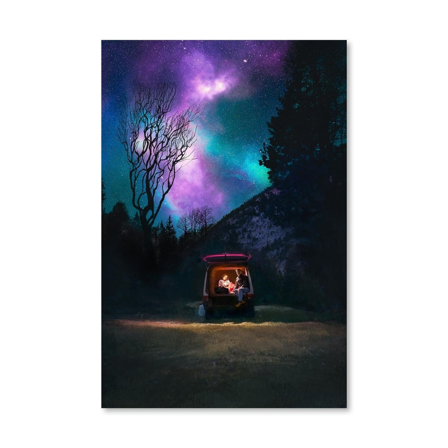 Starry Journey Canvas Art Clock Canvas