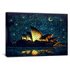 Starry Opera House Canvas Art Clock Canvas