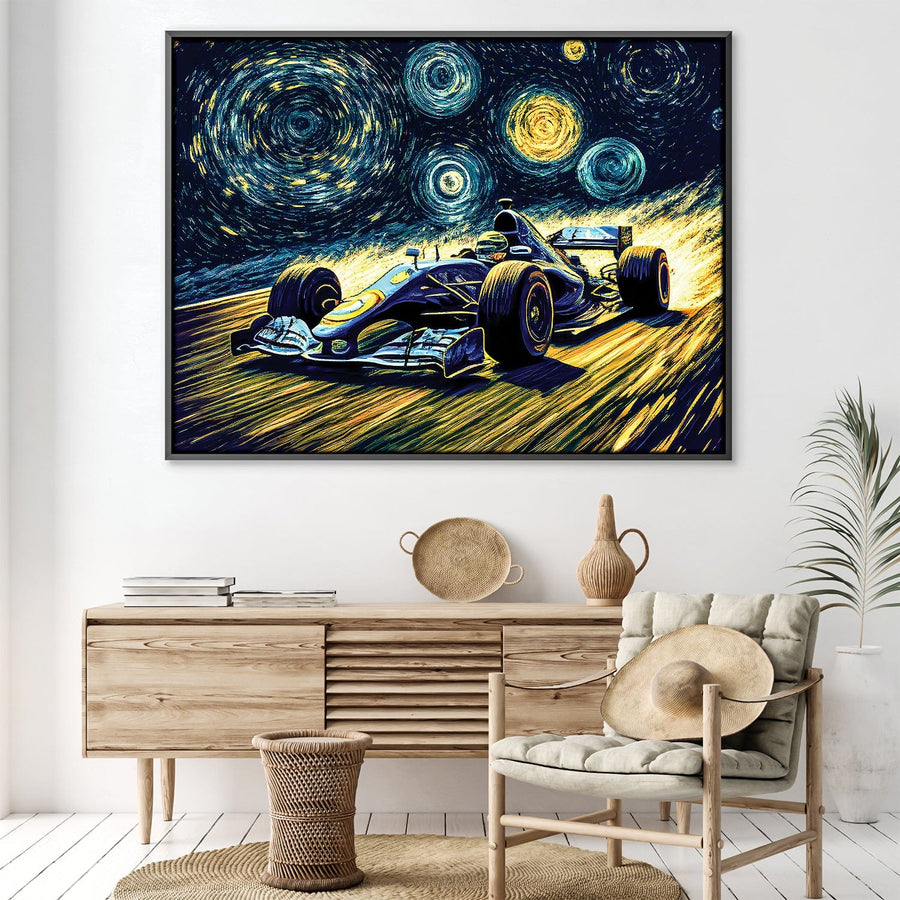 Starry Race Canvas Art Clock Canvas