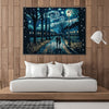 Starry Strolls Canvas Art Clock Canvas