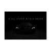 Starts With a Dream - McL Canvas Art Clock Canvas