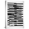 Static Abstract Canvas Art 30 x 45cm / Unframed Canvas Print Clock Canvas