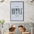 Stay Humble Canvas Art Clock Canvas