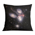 Stephan's Quintet Cushion Cushion Cushion Square Clock Canvas