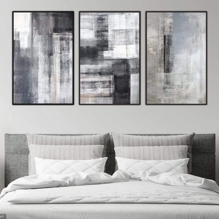 Stone Canvas Art Clock Canvas