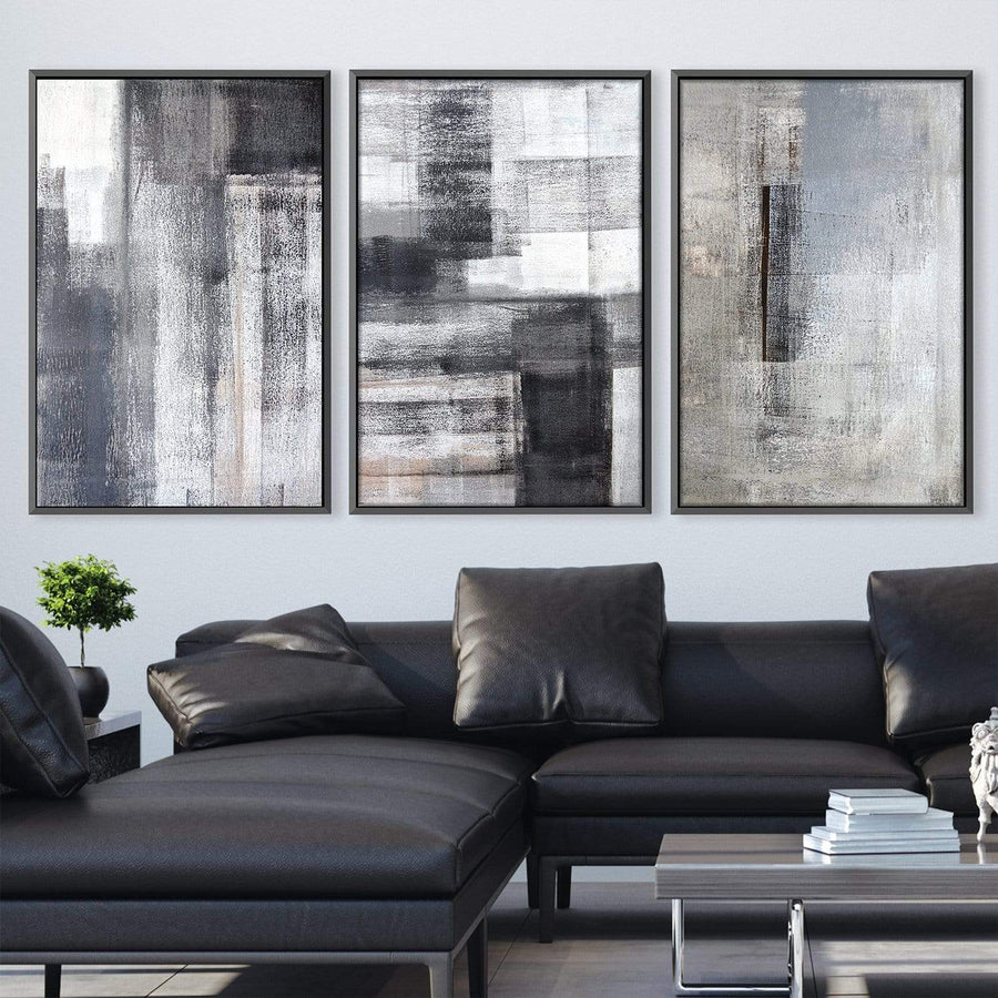 Stone Canvas Art Clock Canvas