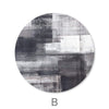 Stone - Circle Canvas Art B / 40 x 40cm / Standard Gallery Wrap Clock Canvas