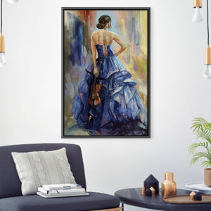 Stradivarius Woman Canvas Art Clock Canvas