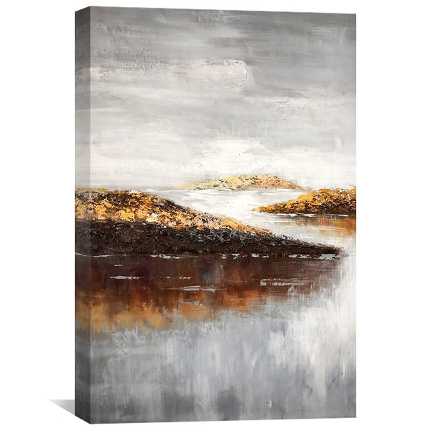 Strong Outdoors Oil Painting Oil Clock Canvas