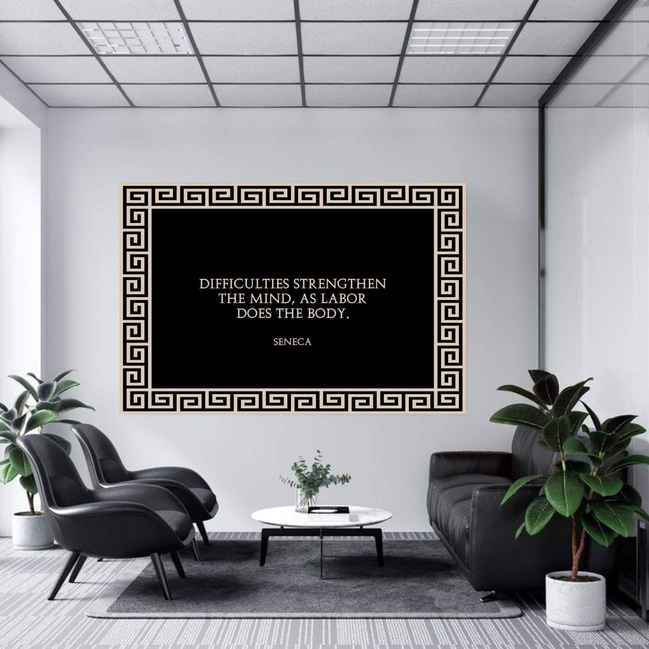 Stronger Mind Clock Canvas