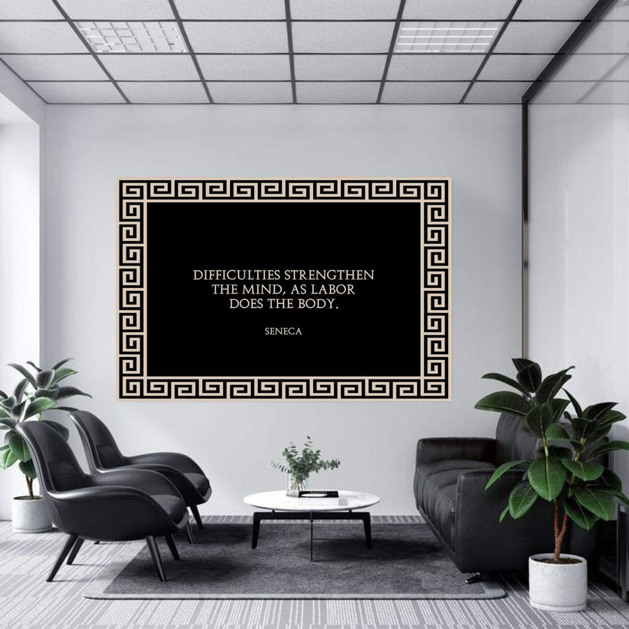 Stronger Mind Clock Canvas