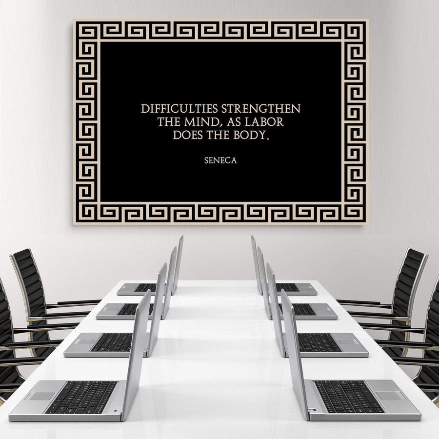 Stronger Mind Clock Canvas