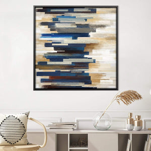 Structured Stacking Canvas Art Clock Canvas