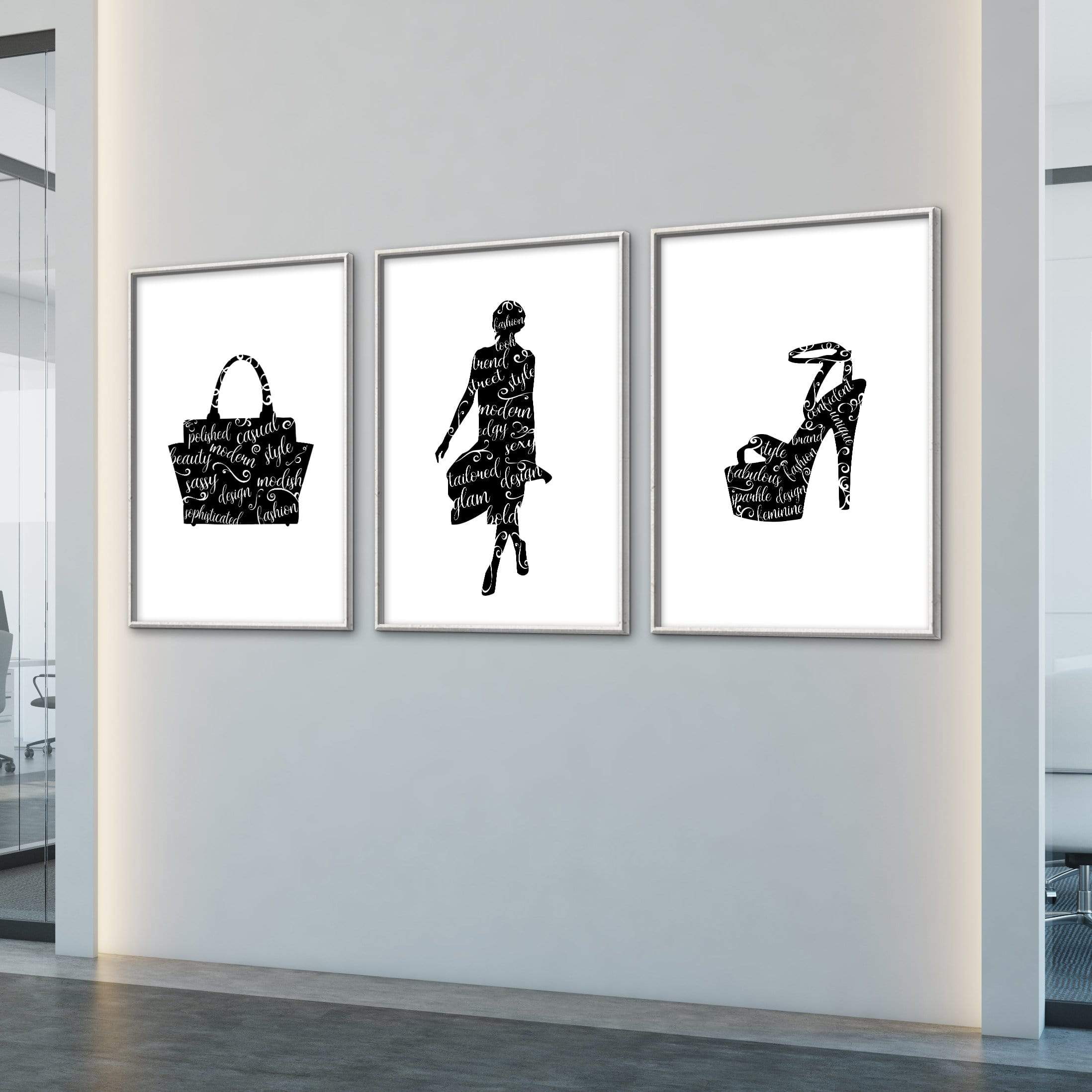 Stylish Fashion Canvas Art Clock Canvas