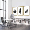 Stylish Fashion Canvas Art Clock Canvas