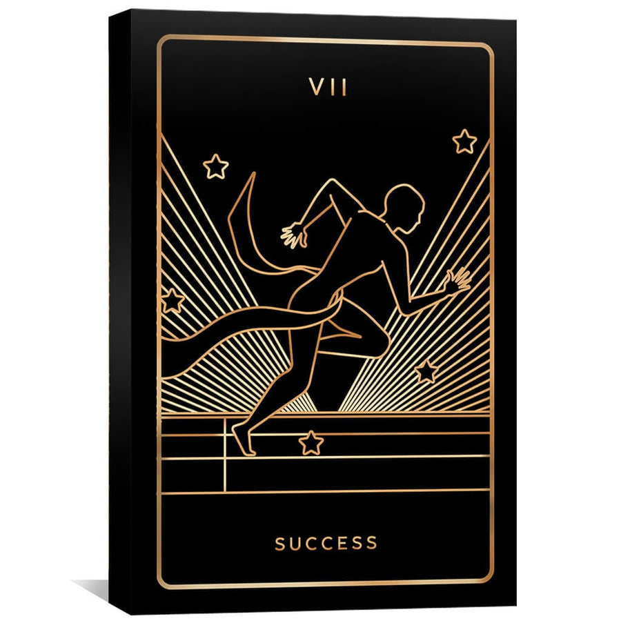 Success Tarot Card Canvas Art 30 x 45cm / Unframed Canvas Print Clock Canvas