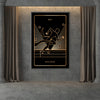 Success Tarot Card Clock Canvas