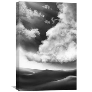 Summer Clouds Canvas Art 30 x 45cm / Unframed Canvas Print Clock Canvas