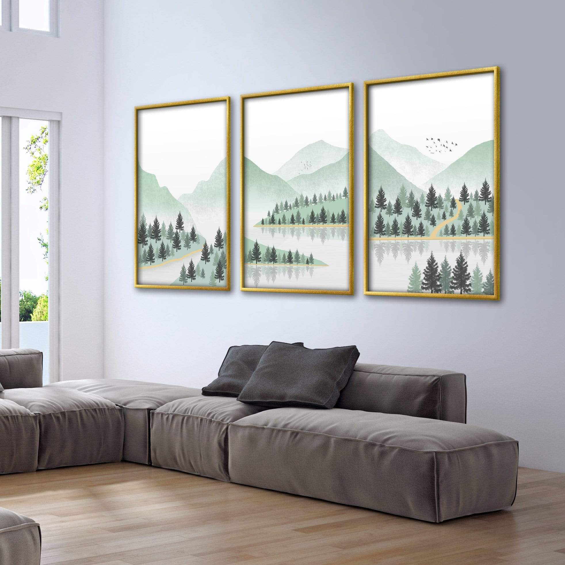 Summer Wilderness Canvas Art Clock Canvas
