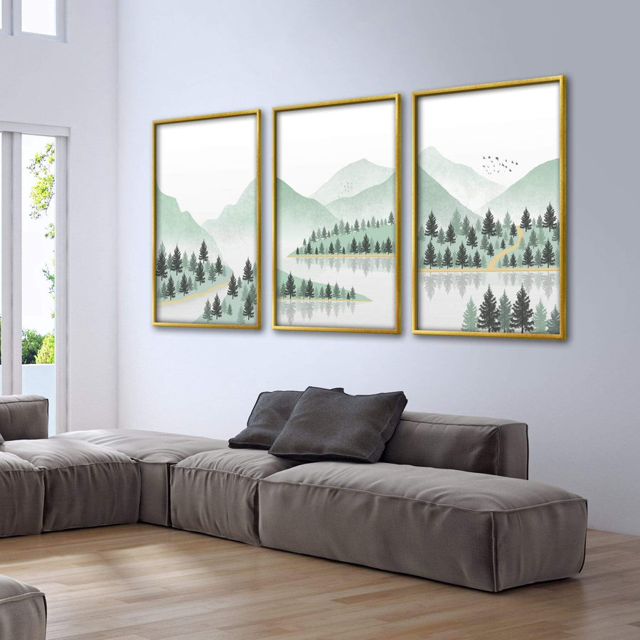 Summer Wilderness Canvas Art Clock Canvas