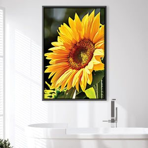 Sunflower Canvas Art 30 x 45cm / Unframed Canvas Print Clock Canvas