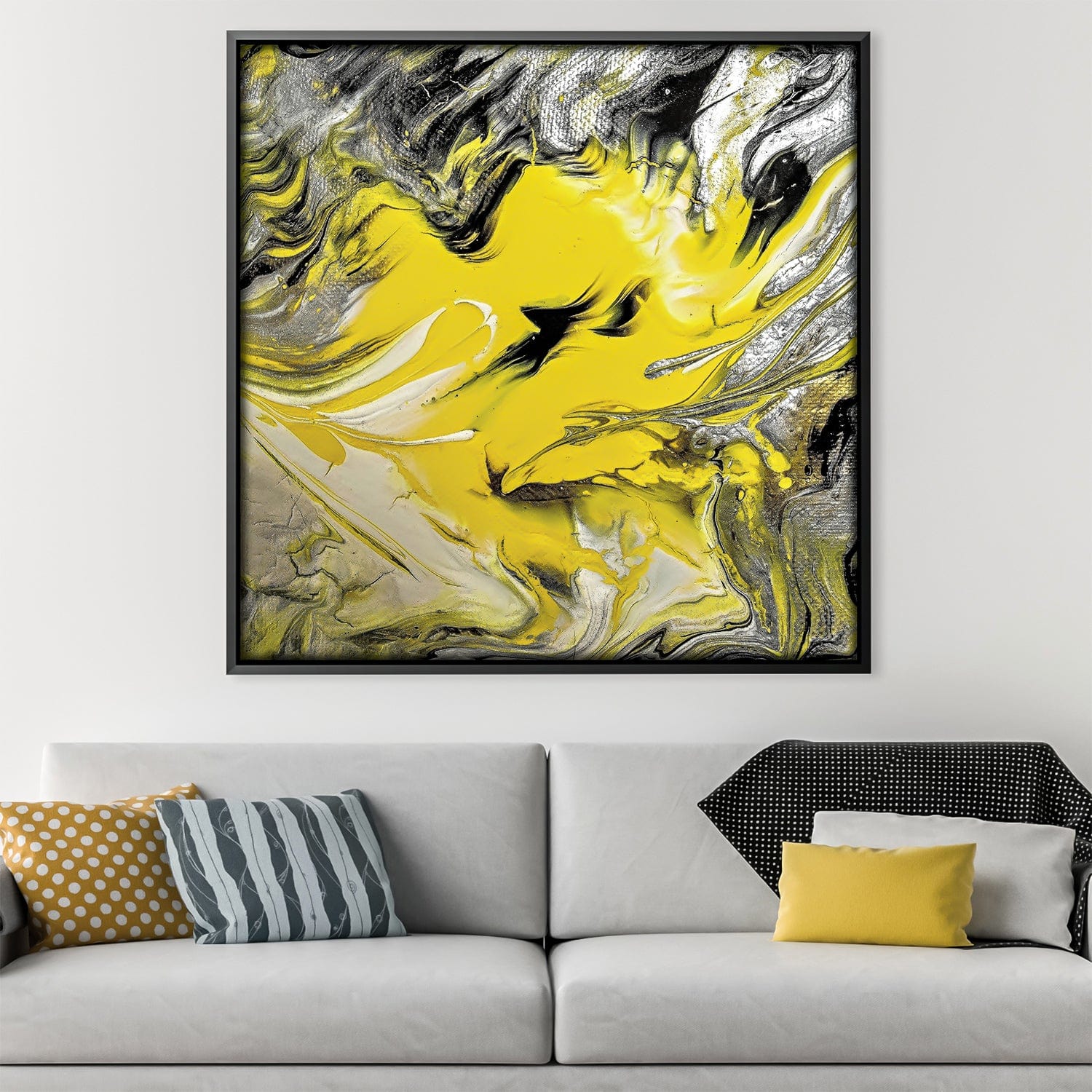 Sunflower Days Canvas Art 30 x 30cm / Unframed Canvas Print Clock Canvas