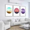Sunny Plains Canvas Art Clock Canvas