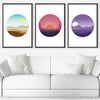 Sunny Plains Canvas Art Clock Canvas