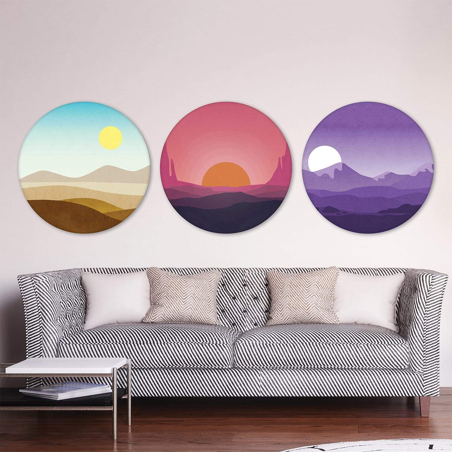 Sunny Plains Canvas - Circle product thumbnail