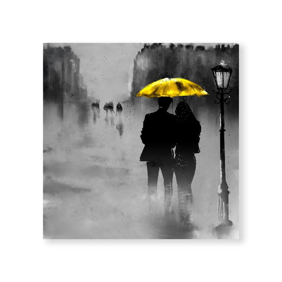 Sunshine In The Rain Canvas Art Clock Canvas