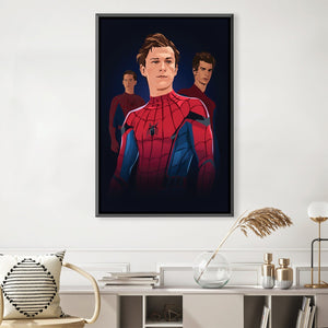 Super Spider Brother Canvas Art 30 x 45cm / Unframed Canvas Print Clock Canvas