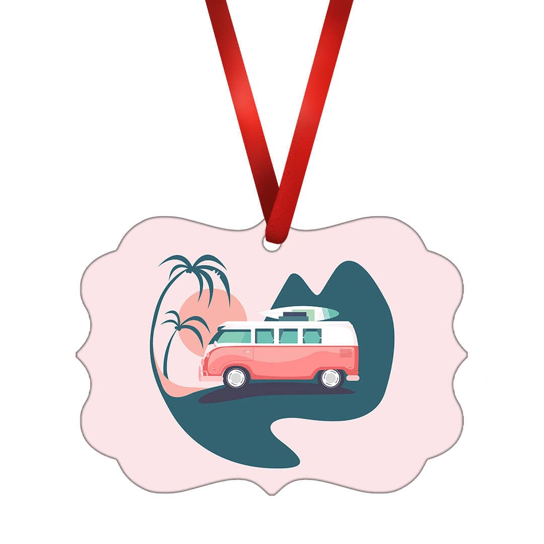 Surf Van Vacation Ornament product thumbnail