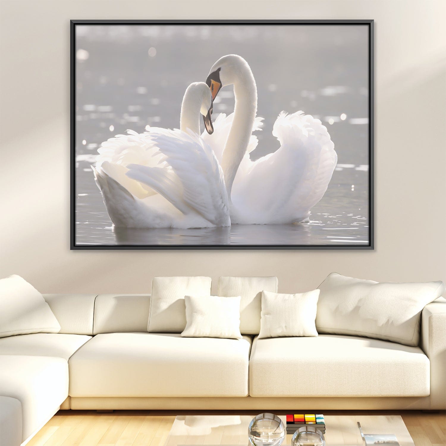Swan Heart Canvas product thumbnail