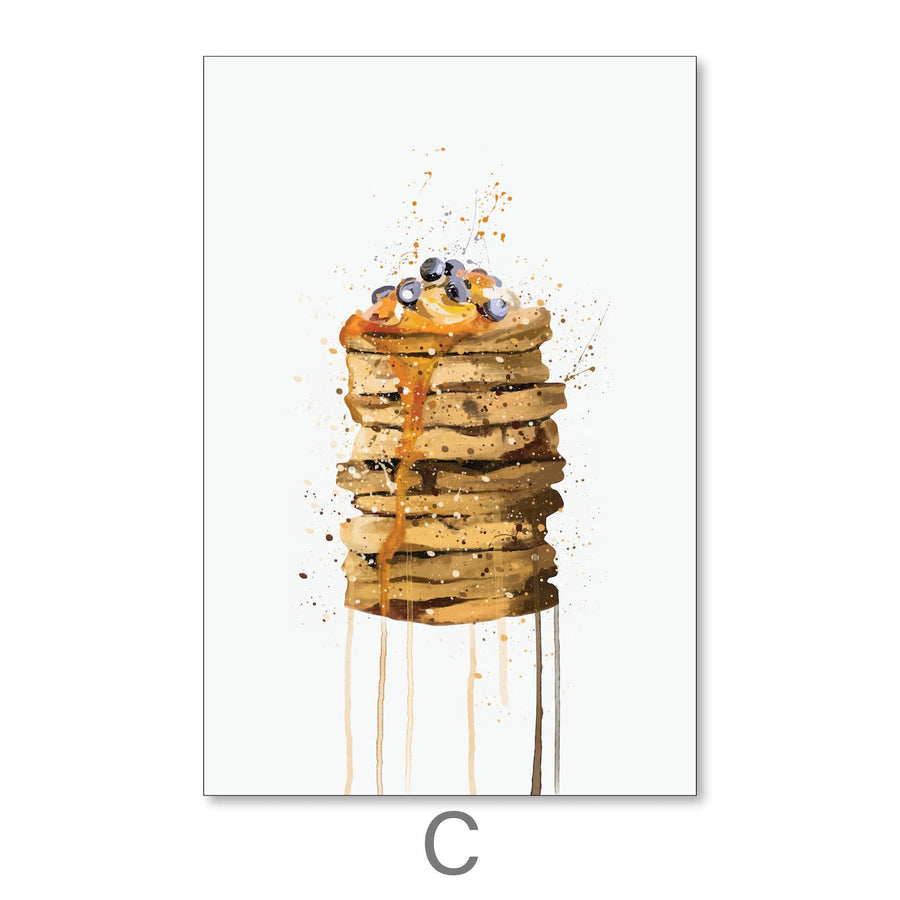 Sweet Delicacies Canvas Art Clock Canvas