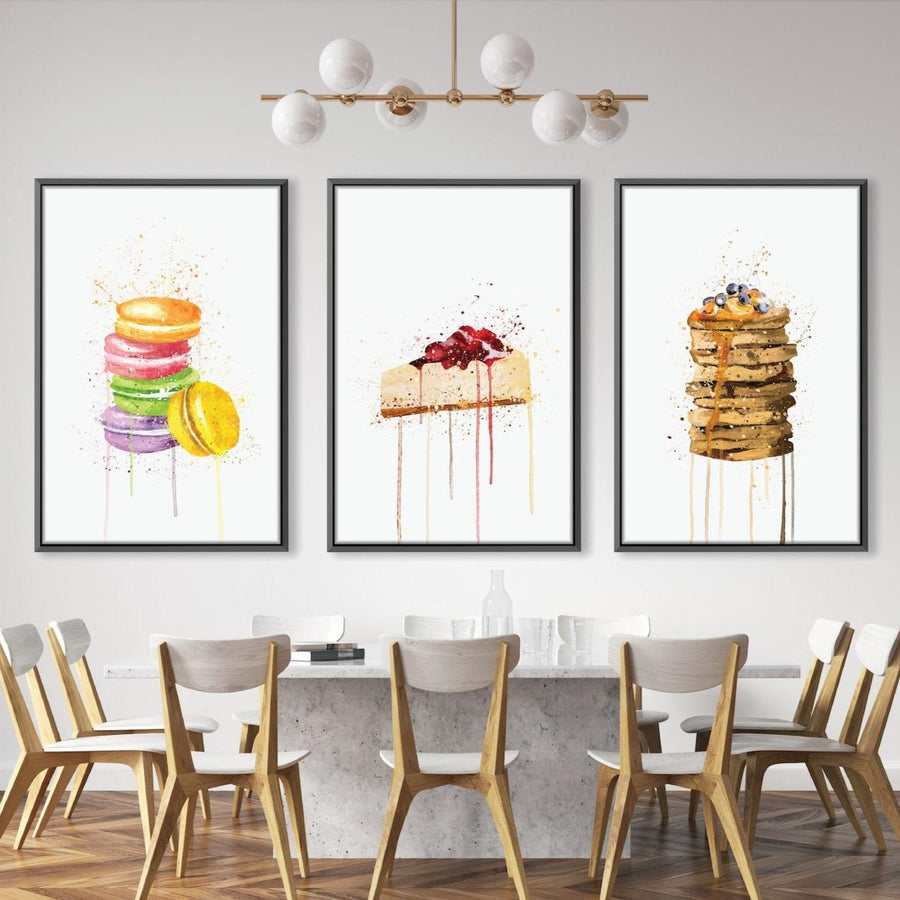 Sweet Delicacies Canvas Art Clock Canvas