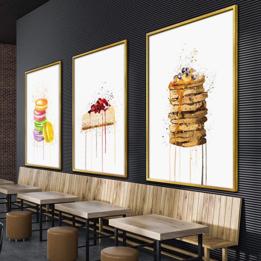 Sweet Delicacies Canvas Art Clock Canvas