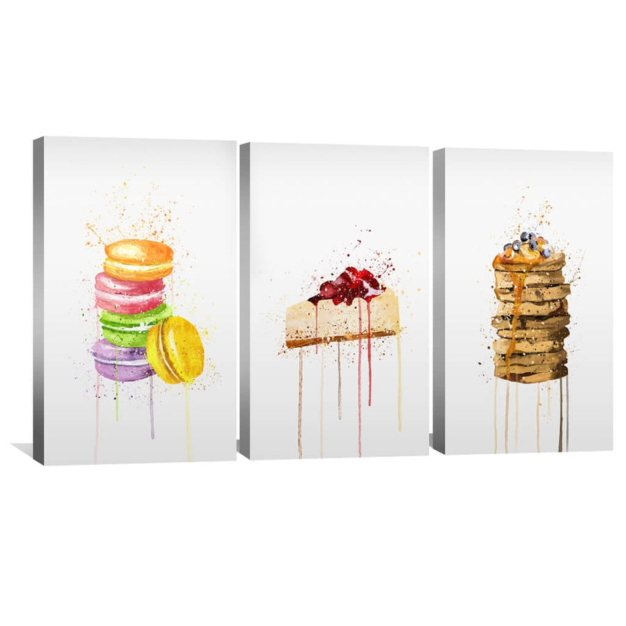 Sweet Delicacies Canvas Art Clock Canvas