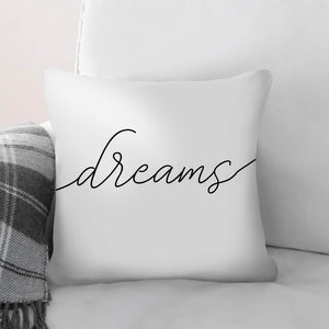 Sweet Dreams B Cushion Cushion 45 x 45cm Clock Canvas