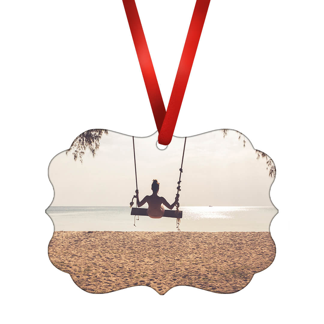 Swinging Beach Landscape Ornament product thumbnail