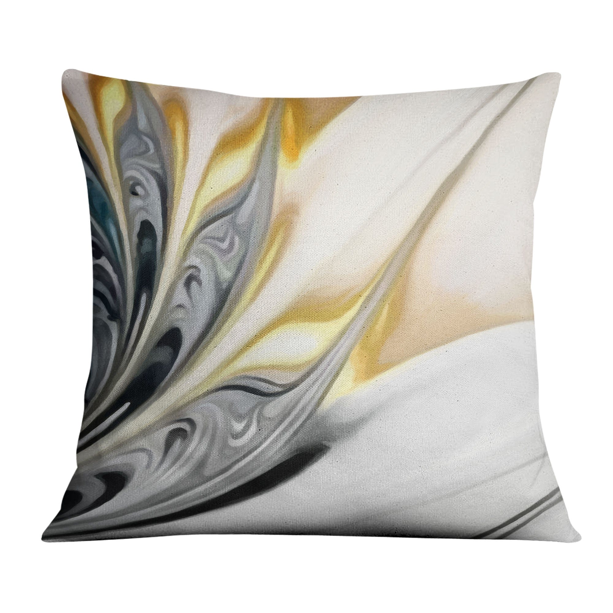 Swirling Beauty C Cushion Cushion Cushion Square Clock Canvas