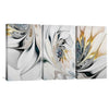 Swirling Beauty Canvas Art Set of 3 / 40 x 60cm / Unframed Canvas Print Clock Canvas