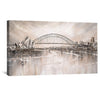 Sydney Skyline Canvas Art Clock Canvas