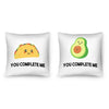 Taco and Avo Cushion Cushion Clock Canvas