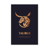 Taurus - Gold Canvas Art Clock Canvas