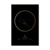 Taurus Traits Gold Canvas Art 40 x 50cm / No Board - Canvas Print Only Clock Canvas